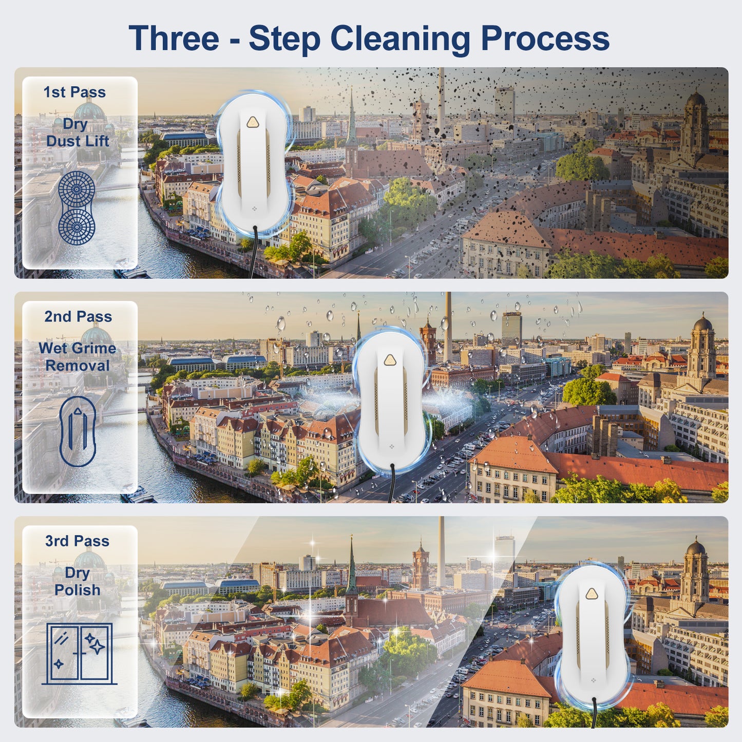 W3 Window Cleaning Robot